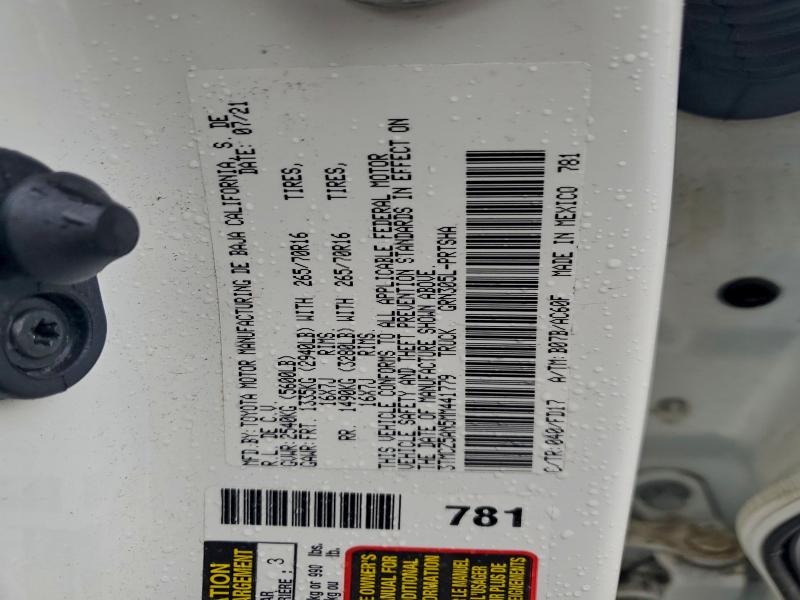 2021 TOYOTA TACOMA DOU #3301609676