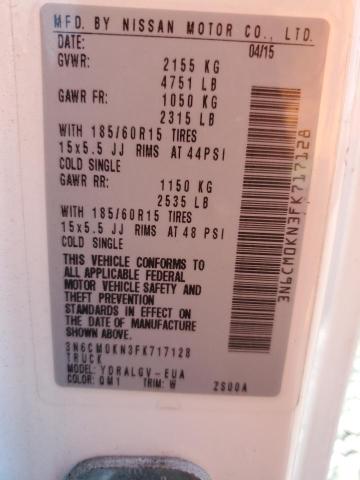 2015 NISSAN NV200 #3302165747