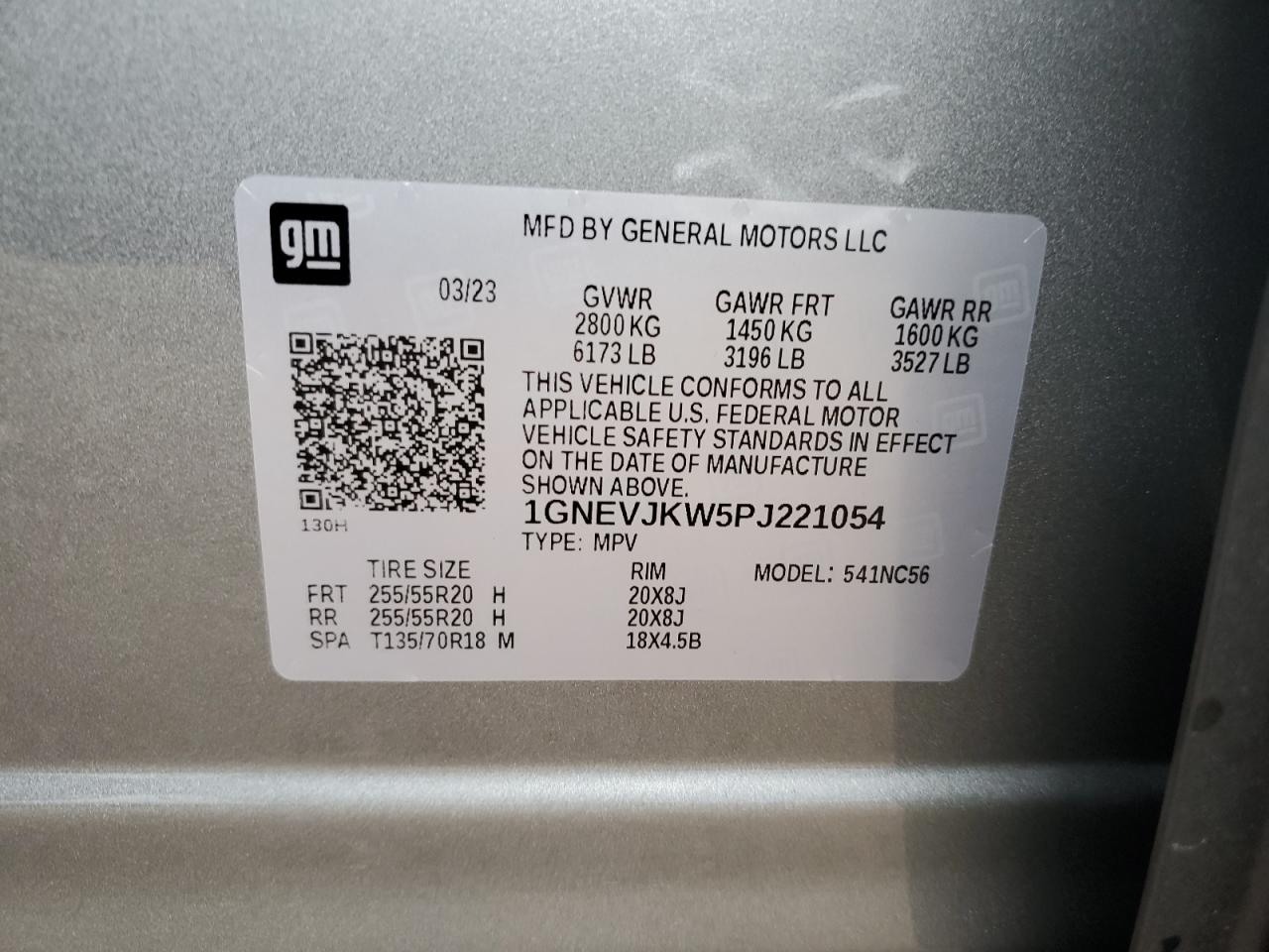 CHEVROLET TRAVERSE RS