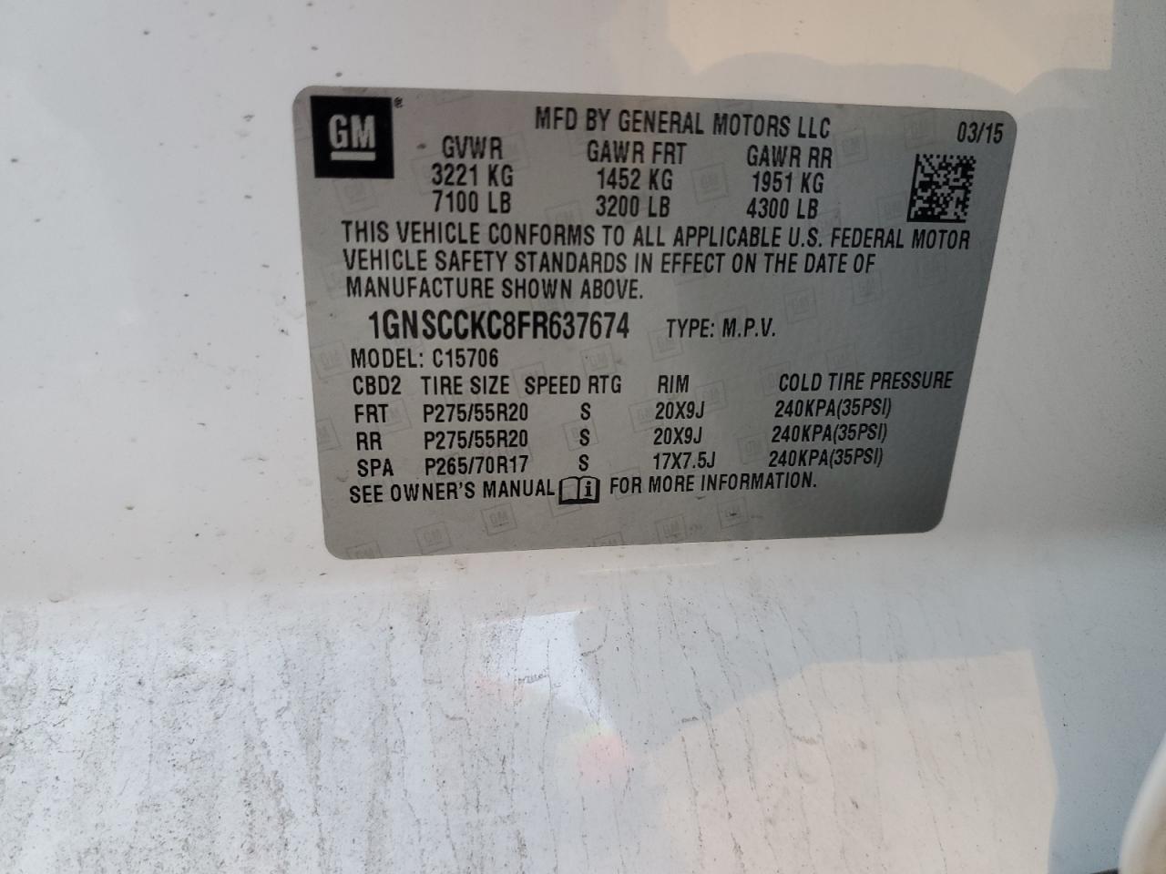 CHEVROLET TAHOE C1500 LTZ