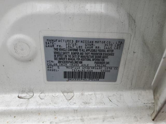 2014 NISSAN VERSA NOTE #3304774903