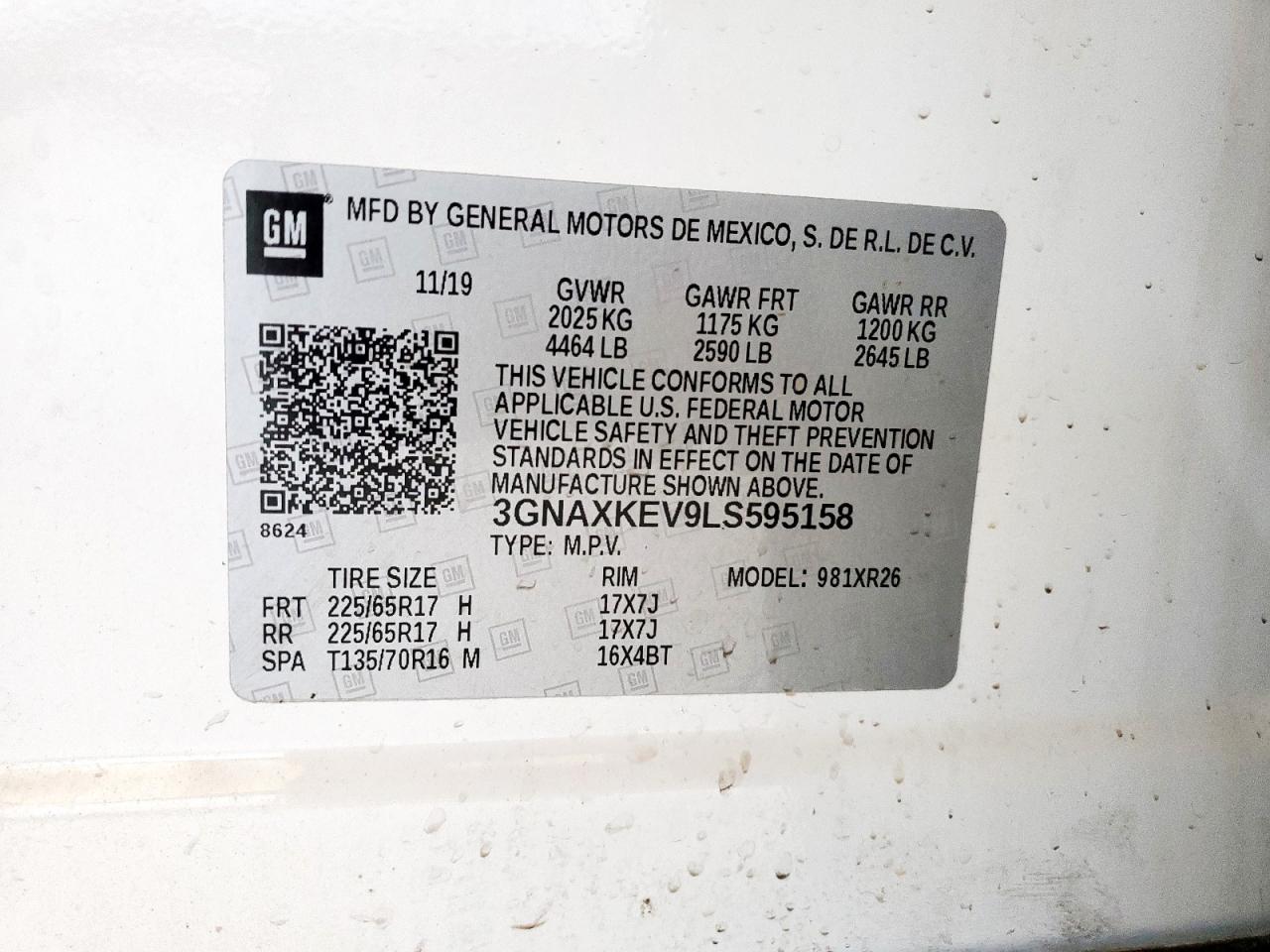 CHEVROLET EQUINOX LT