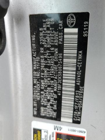 2011 TOYOTA CAMRY BASE #3291433155