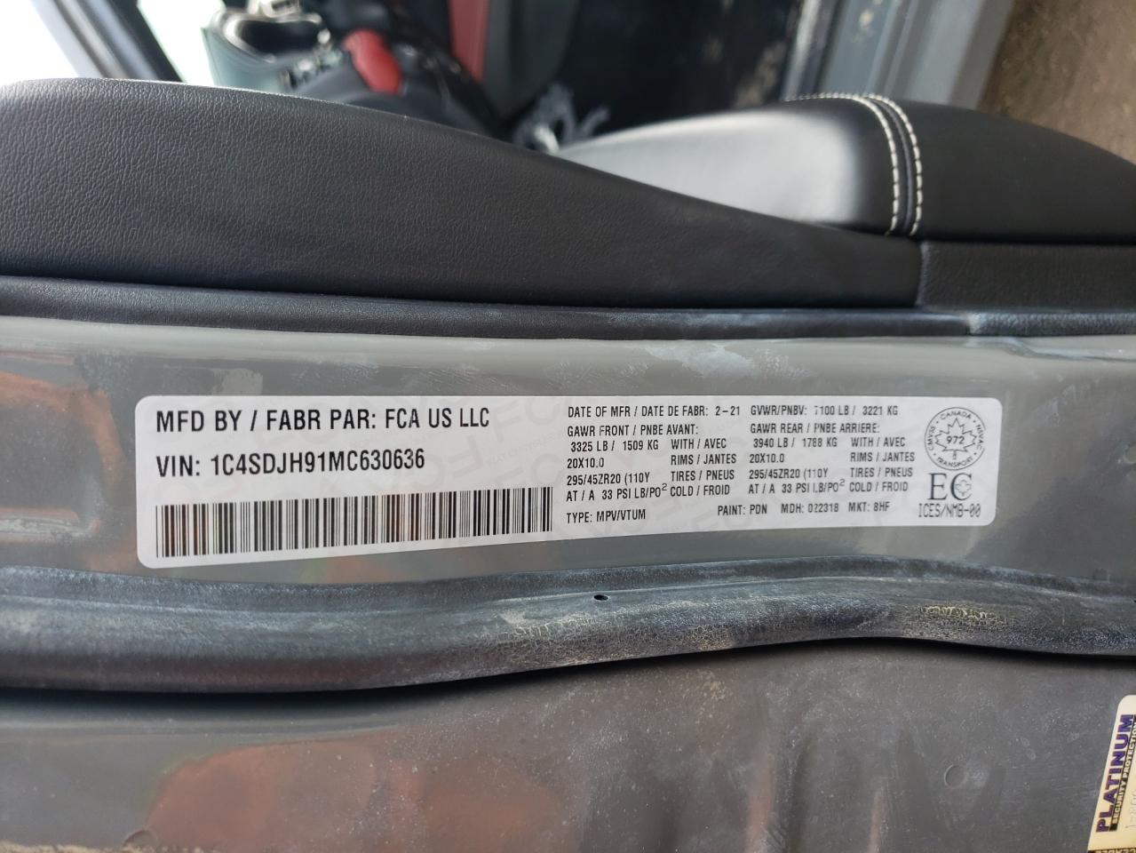 DODGE DURANGO SRT HELLCAT