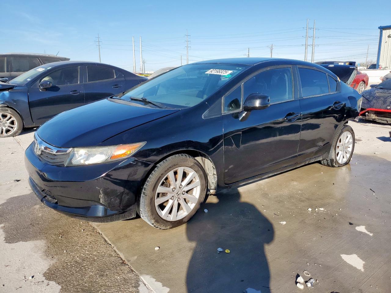 Lot #3292690626 2012 HONDA CIVIC LX
