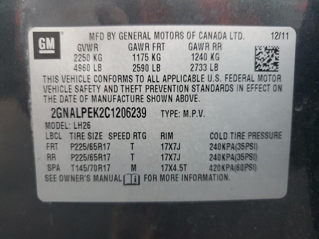 CHEVROLET EQUINOX LT