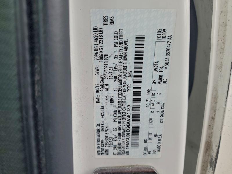 2013 FORD ESCAPE SEL #3297999081