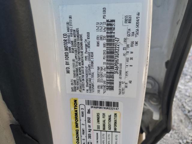 2016 FORD FUSION SE #3303885768