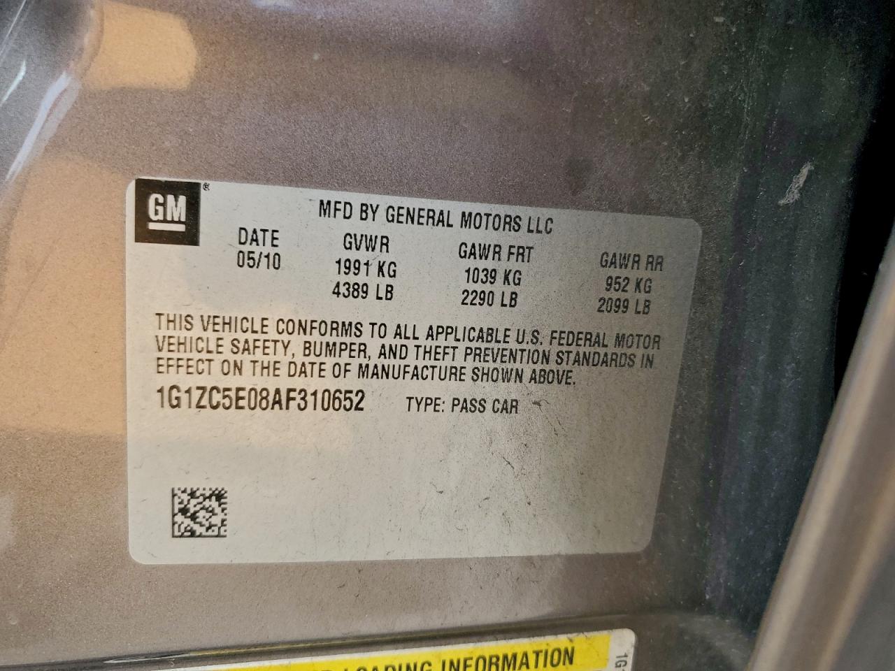 CHEVROLET MALIBU 1LT