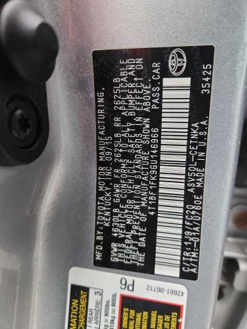 2016 TOYOTA CAMRY LE - 4T1BF1FK9GU146966