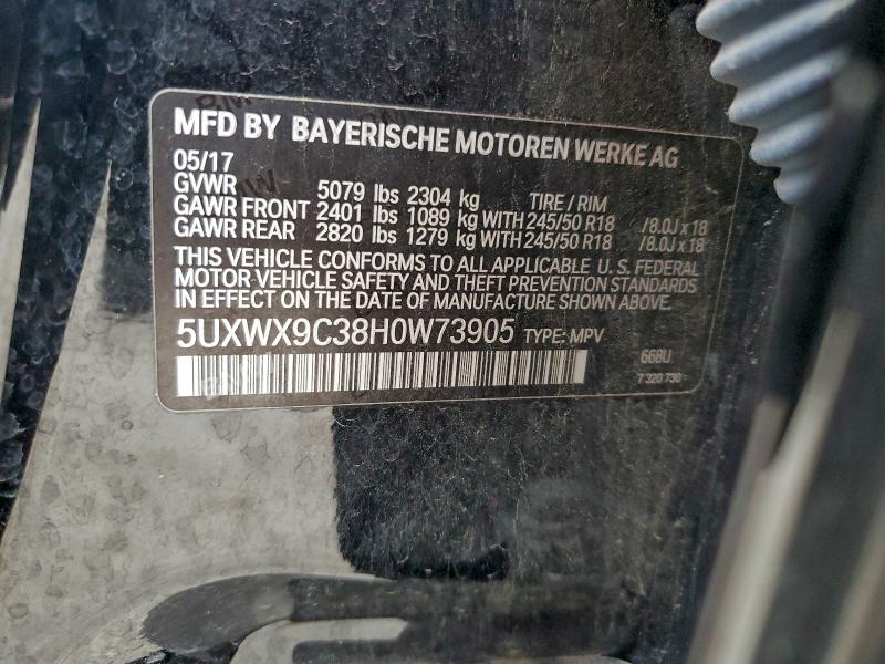 2017 BMW X3 XDRIVE2 #3316712430