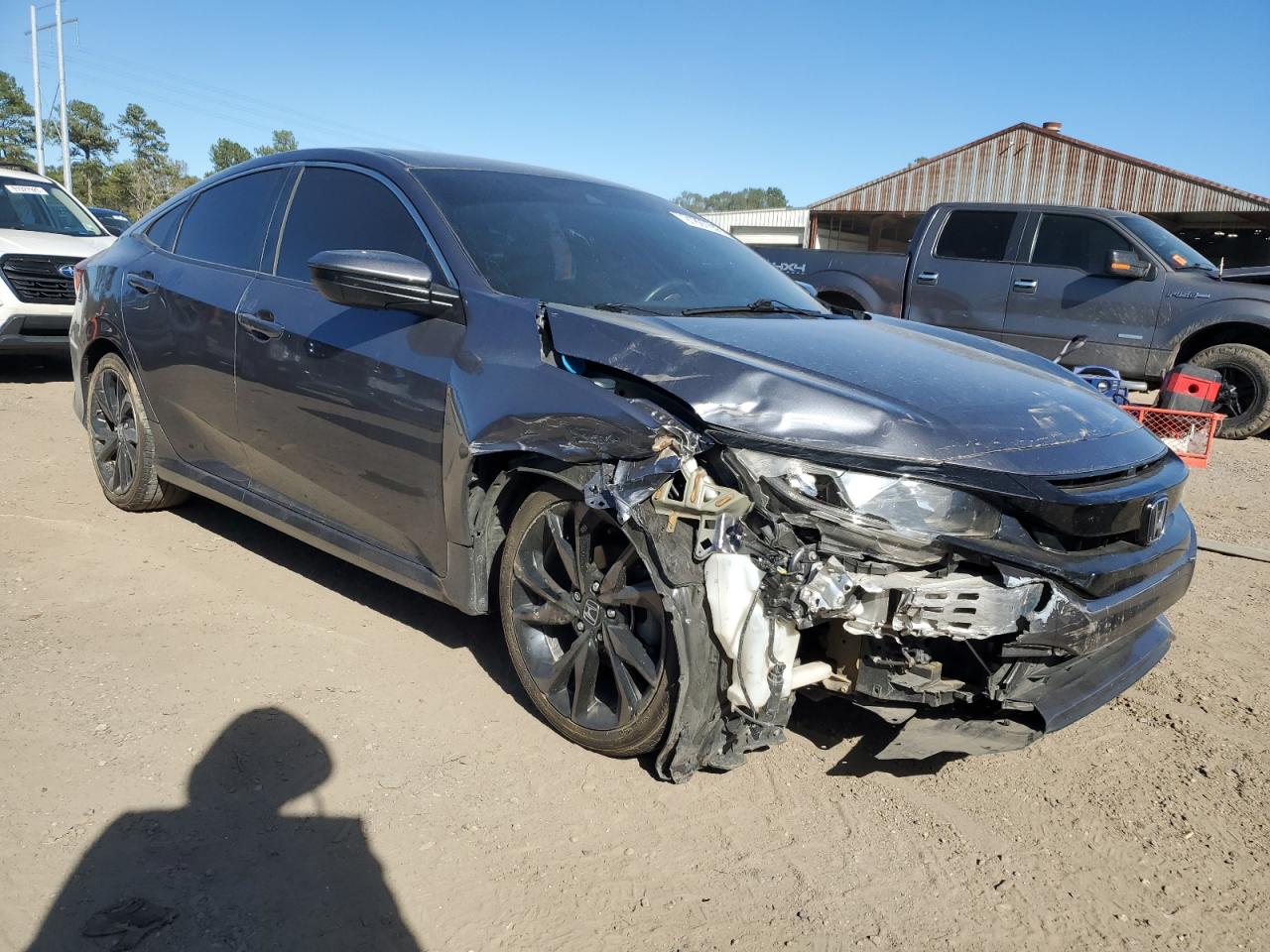 Lot #3316066328 2019 HONDA CIVIC SPOR