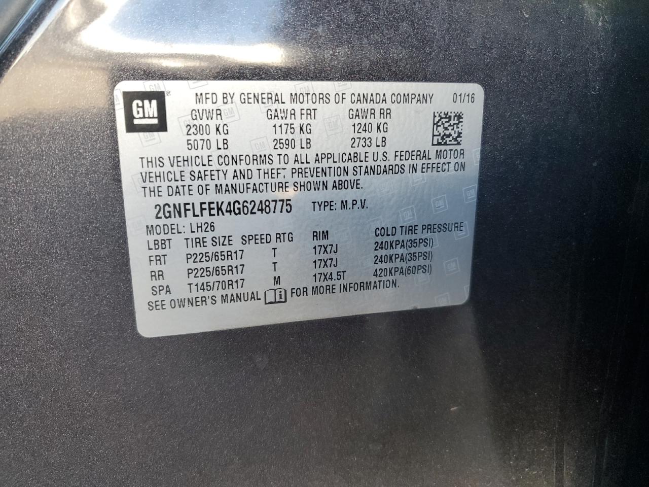 CHEVROLET EQUINOX LT