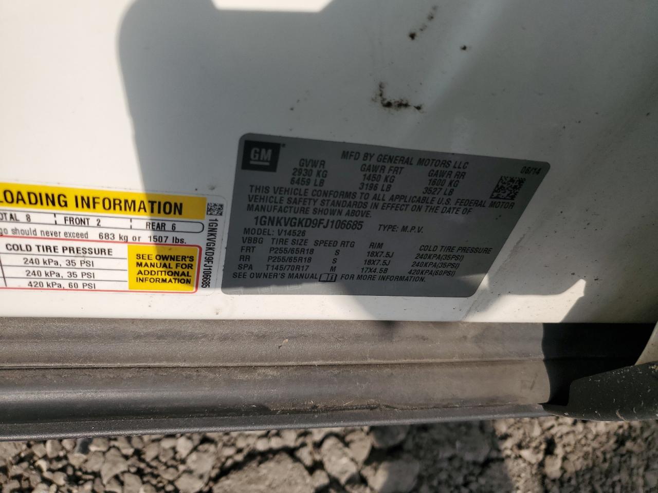 CHEVROLET TRAVERSE LT