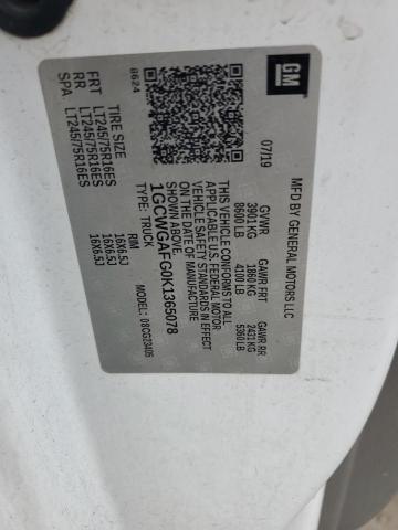 2019 CHEVROLET EXPRESS G2 #3297173891