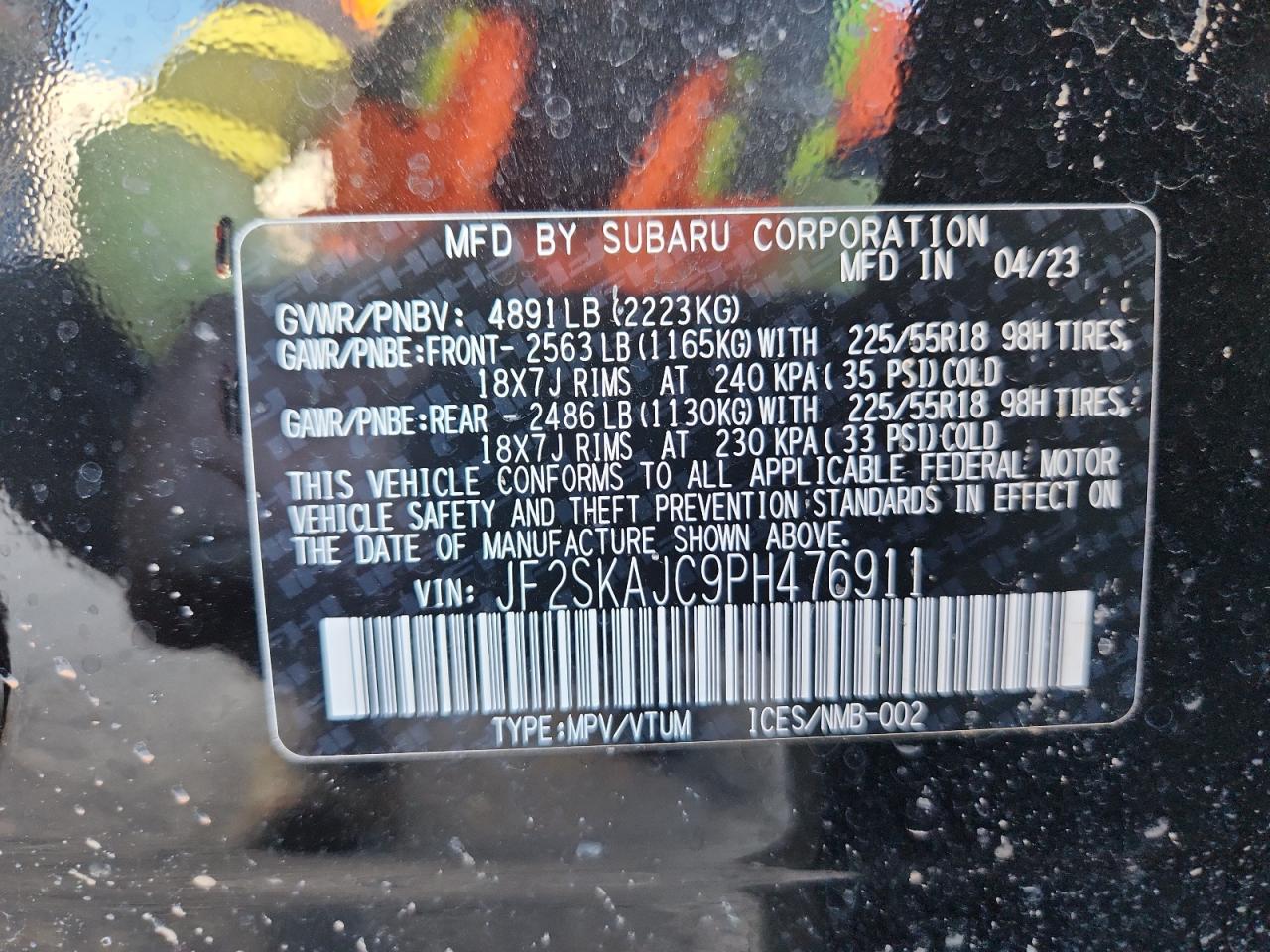 SUBARU FORESTER SPORT