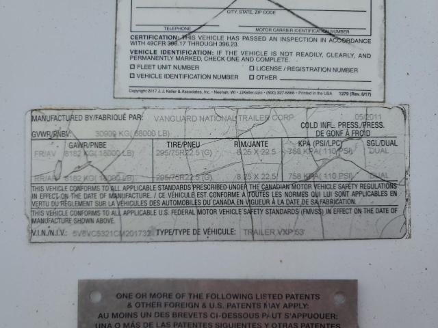 2012 VANGUARD UNKNOWN #3291263003