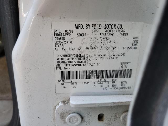 2008 FORD F250 SUPER #3282408267