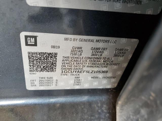 2020 CHEVROLET SILVERADO #3296907819