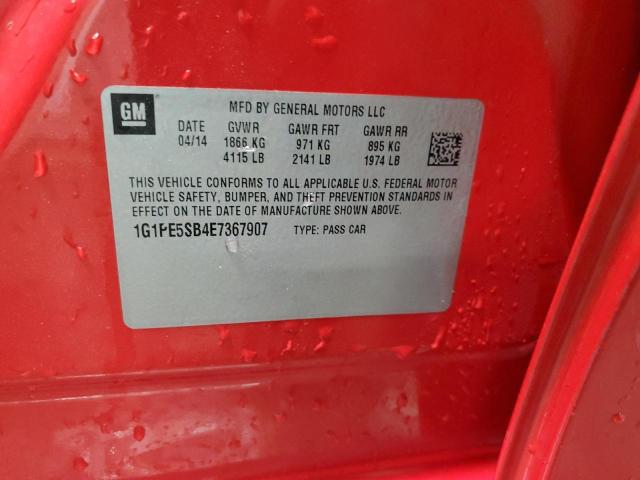 2014 CHEVROLET CRUZE LT #3285711696