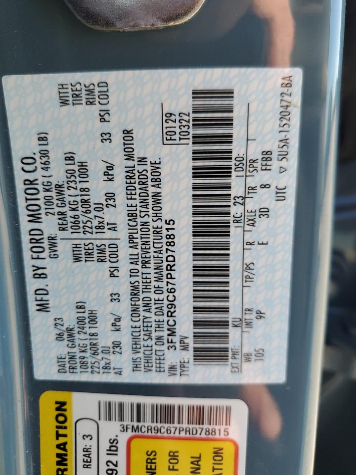 Lot #3309535599 2023 FORD BRONCO SPO