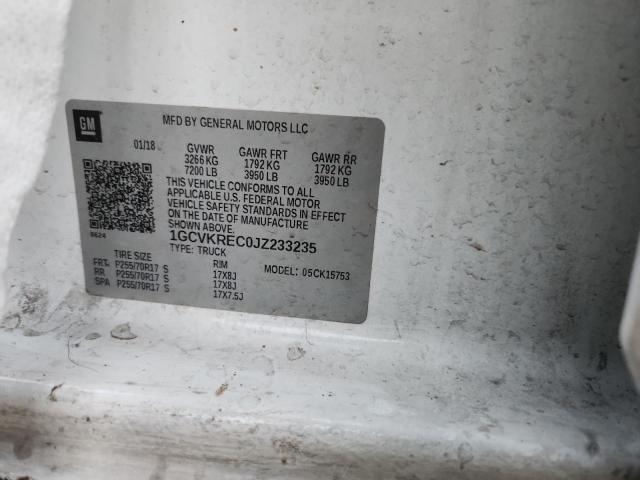 2018 CHEVROLET SILVERADO #3316757408