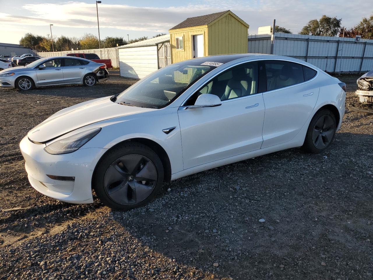 Lot #3318014498 2020 TESLA MODEL 3