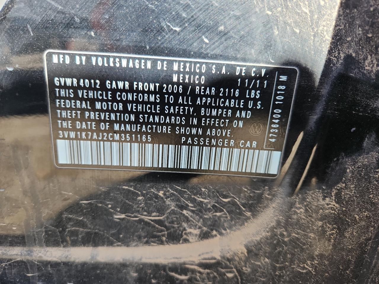 VOLKSWAGEN JETTA BASE