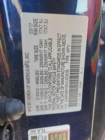 2017 HONDA CR-V LX #3284924968