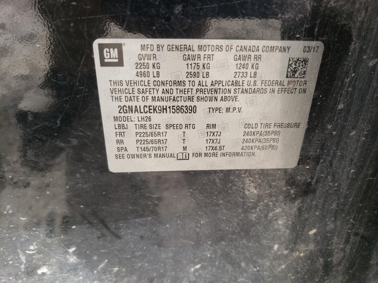 CHEVROLET EQUINOX LT