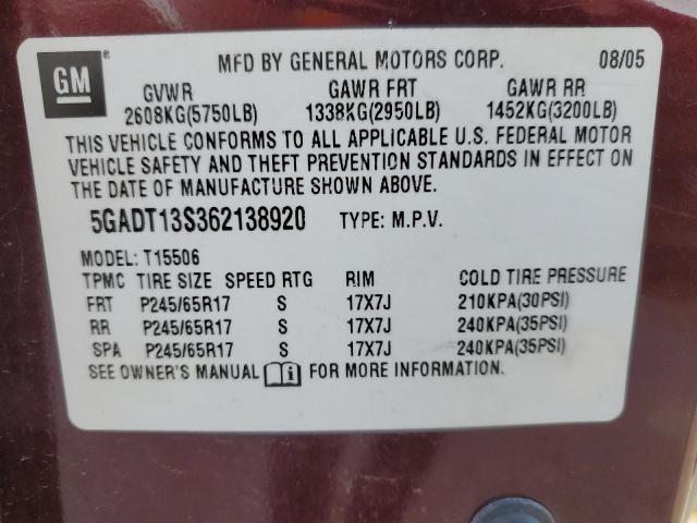 2006 BUICK RAINIER CX #3292293282