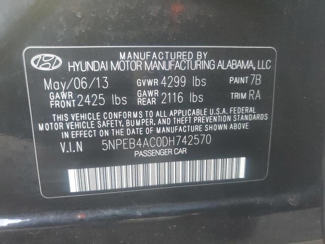 2013 HYUNDAI SONATA GLS #3305473115