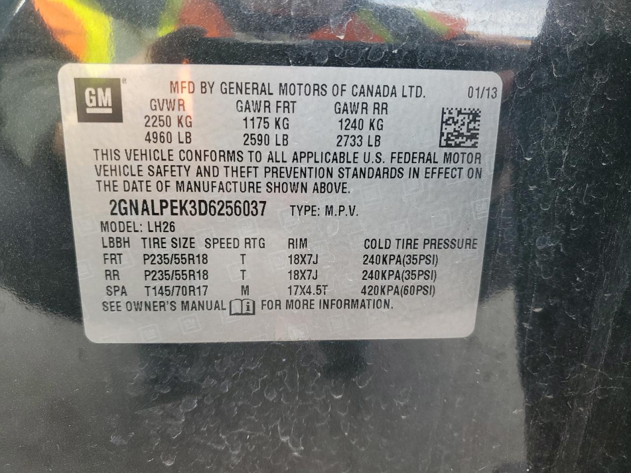 CHEVROLET EQUINOX LT