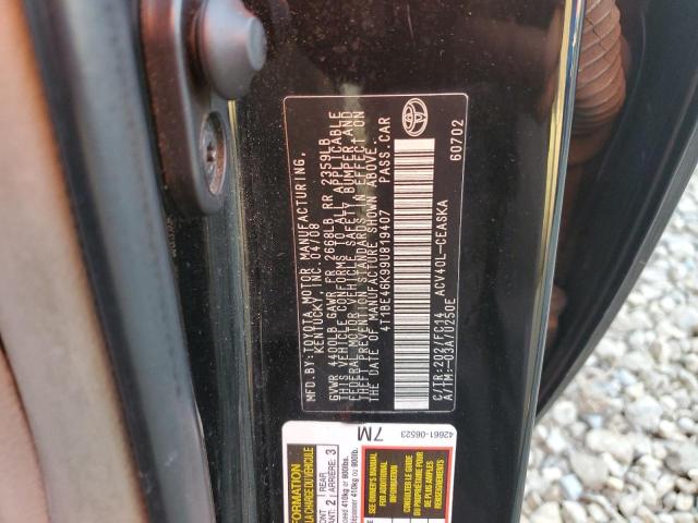 2009 TOYOTA CAMRY BASE #3302031144