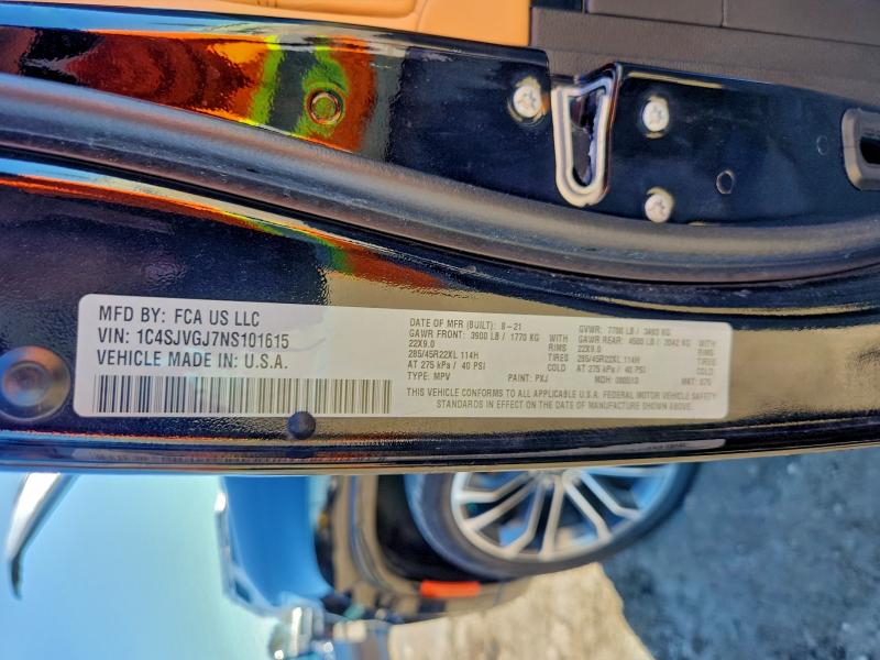 2022 JEEP GRAND WAGO #3303046714