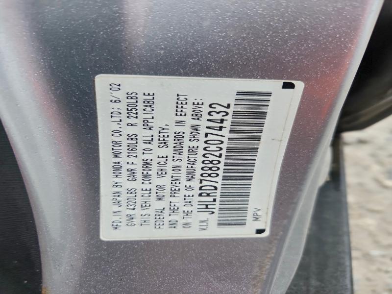 2002 HONDA CR-V EX #3302772396