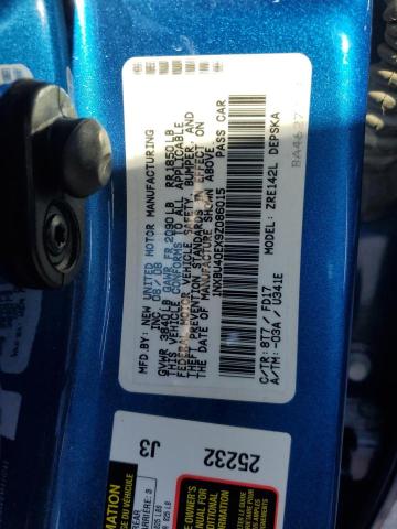 2009 TOYOTA COROLLA BA #3288230318