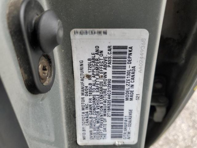2004 TOYOTA COROLLA CE #3296282438