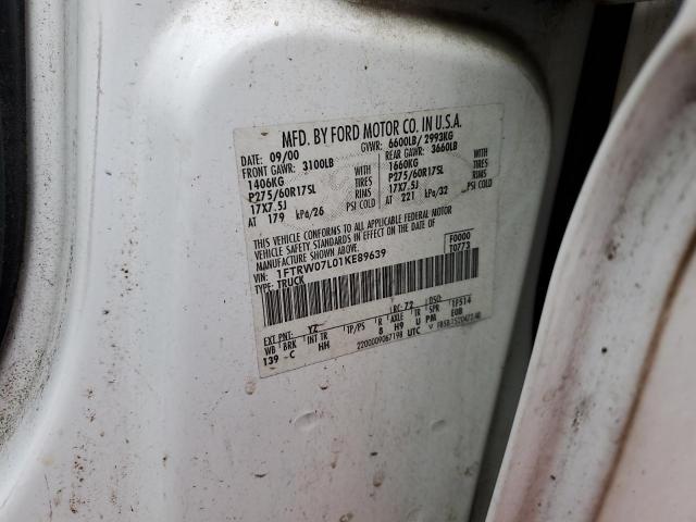 2001 FORD F150 SUPER #3316081254