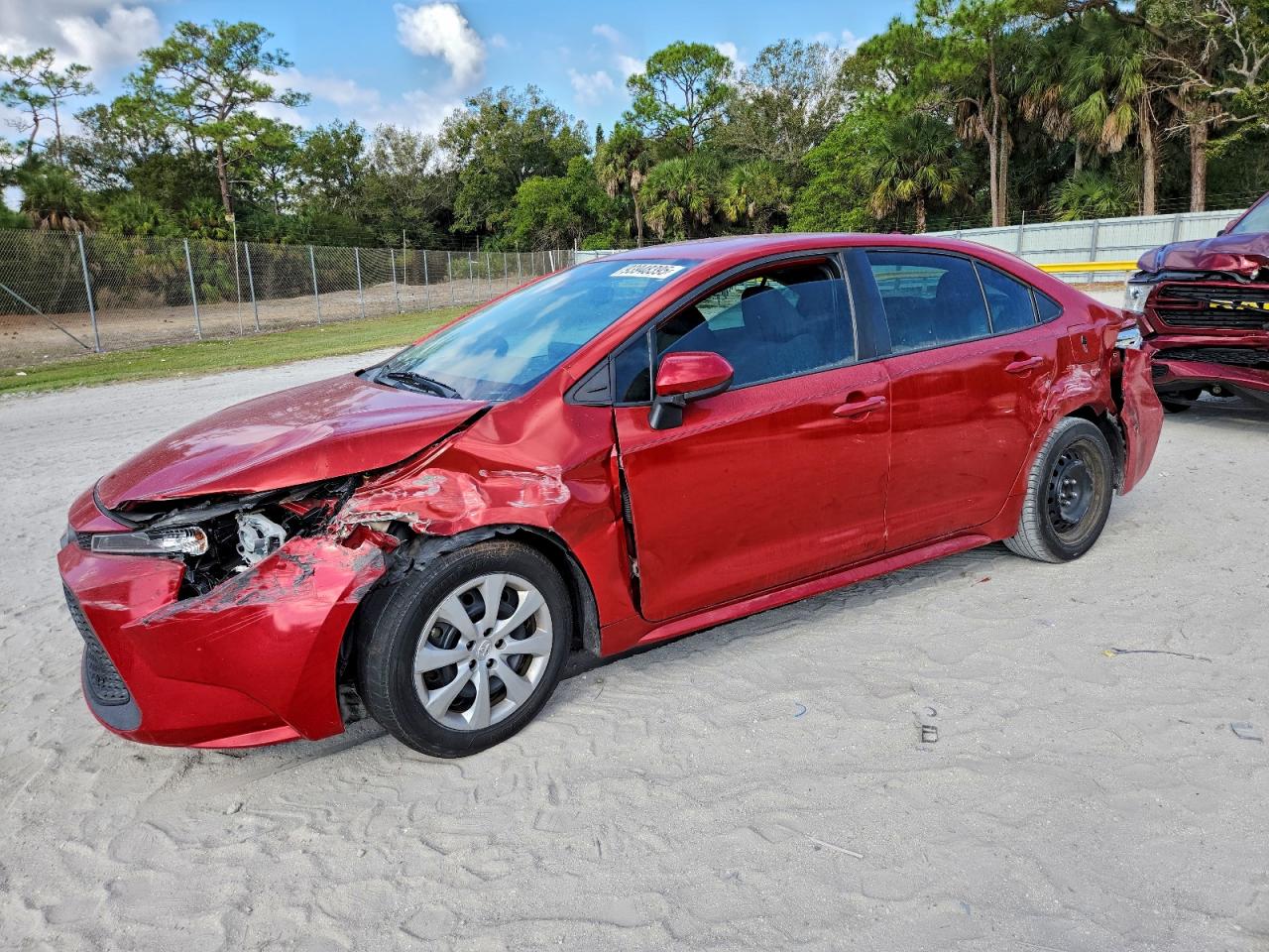 Lot #3297102489 2020 TOYOTA COROLLA LE