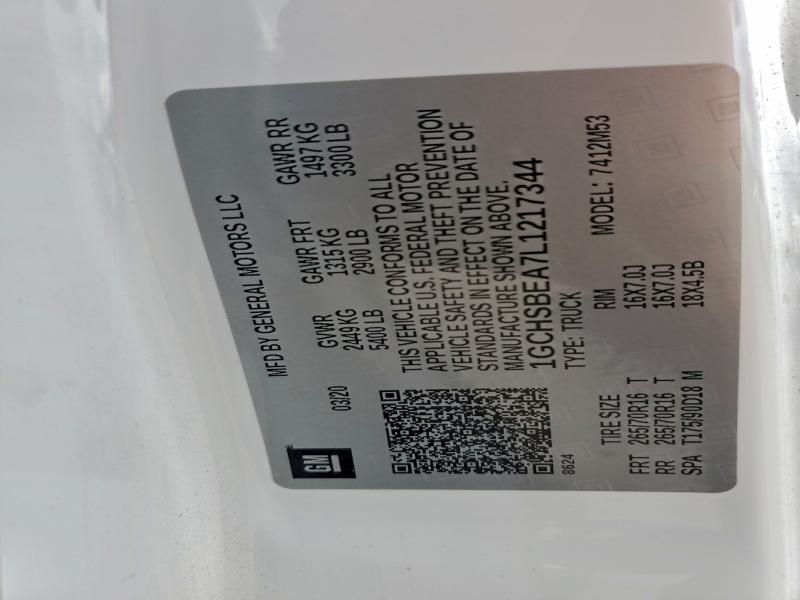 2020 CHEVROLET COLORADO #3297894778