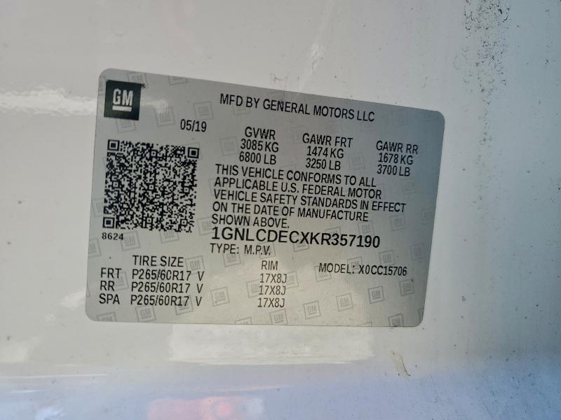 2019 CHEVROLET TAHOE POLI #3301918425