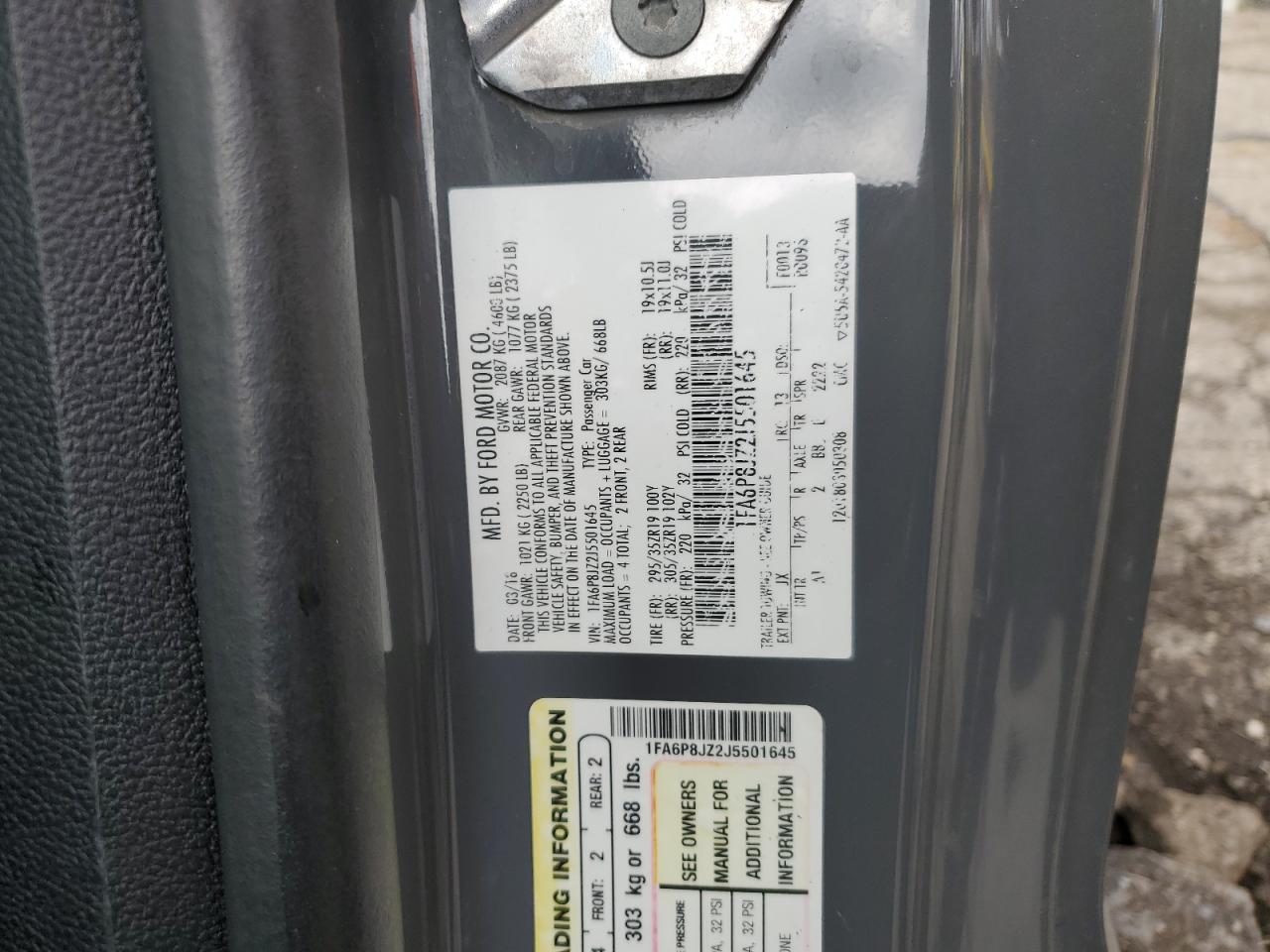 FORD MUSTANG SHELBY GT350