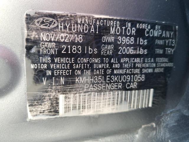 2019 HYUNDAI ELANTRA GT KMHH35LE3KU091058