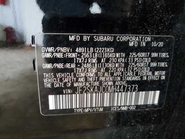 2021 SUBARU FORESTER P - JF2SKAJC0MH447373