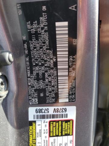 2012 TOYOTA SIENNA XLE #3283791417