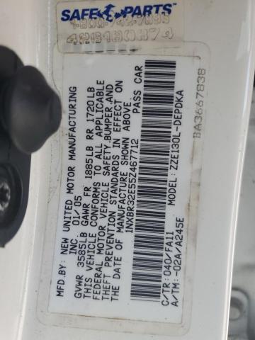 2005 TOYOTA COROLLA CE #3292352272