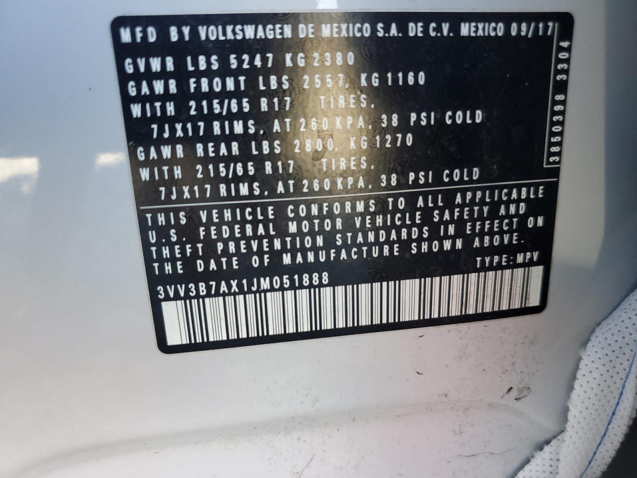 VOLKSWAGEN TIGUAN SE