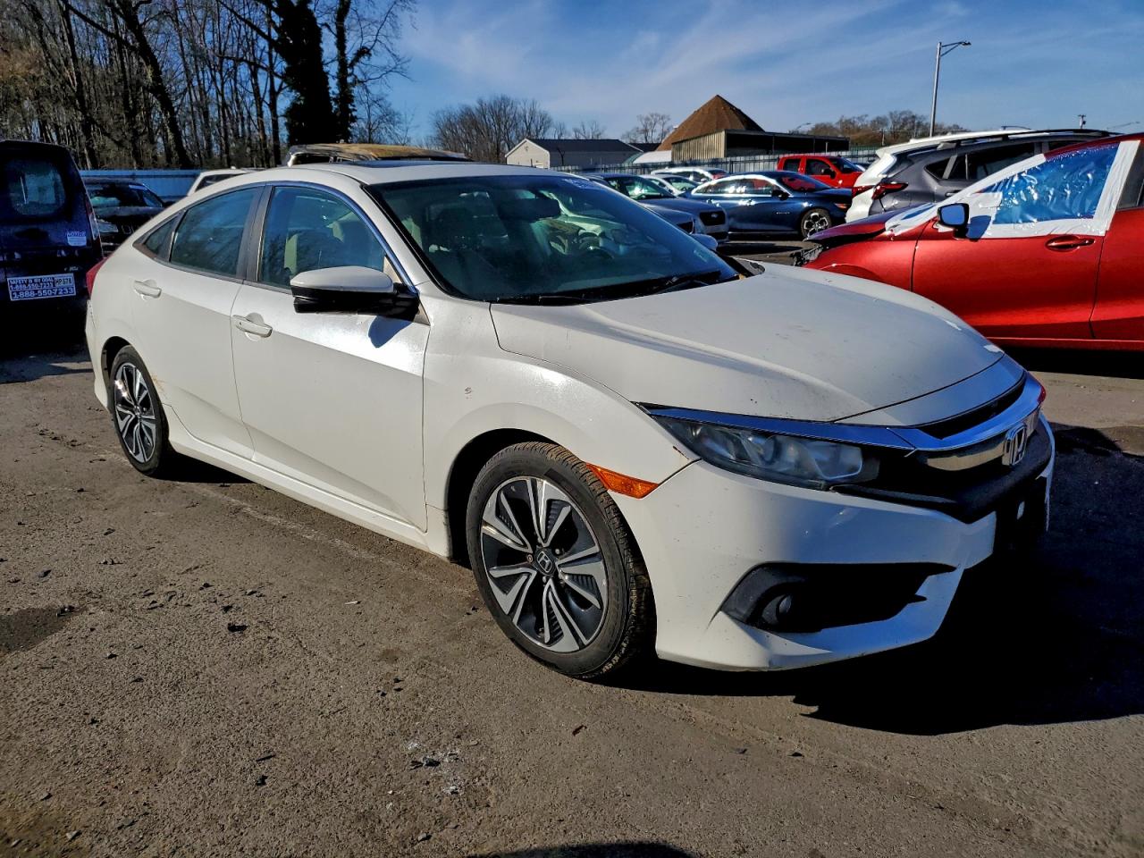 Lot #3305306303 2016 HONDA CIVIC EXL