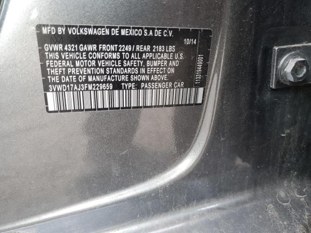 2015 VOLKSWAGEN JETTA SE - 3VWD17AJ3FM229659